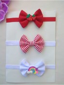 Resim DSAKSESUAR 3lü Figürlü Fiyonk Bebek Bandana 