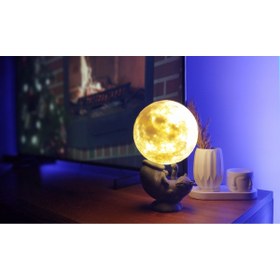 Resim DorDen3D Dekoratif Kedi Masa & Gece Lambası 