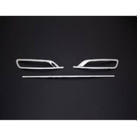 Resim Vw Passat B8.5 2019 Sonrası Egzoz Çerçevesi 3 Parça Çift Görünüm 