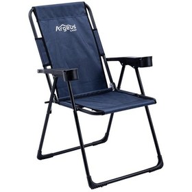 Resim Argeus Katlanabilir Kamp Sandalyesi - Rest - Bardaklıklı - Argeus - Lacivert Deniz Mavisi Mavi 