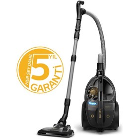 Resim Philips Marathon Ultimate XB9145 Toz Torbasız Elektrikli Süpürge, Yeni Seri , 650 W , 2200 Litre Titanyum 