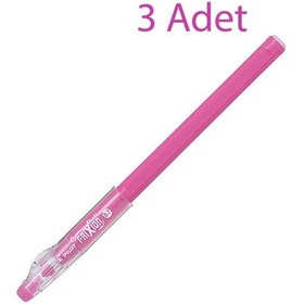Resim Pilot Frixion Ball Stick Roller Silinebilir Jel Kalem 0.7 mm Pembe F08-P 3 Adet 