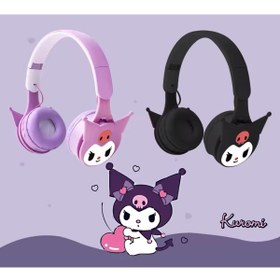Resim 3b kids Kuromi Bluetooth Kablosuz Kulaklık Siyah 