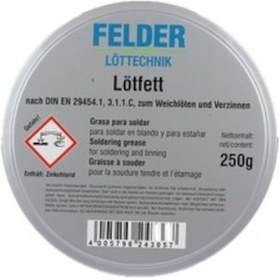 Resim Felder Lötfett Lehim Pastası 250 Gr 