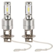 Resim Tenfowee 2 Adet H3 Led Araba Fari Ampülü 6000k Beyaz Işık 40w/çift 7000lm, 1860 Led Çip, Kolay Kurulum, 50.000+ Saat Ömür, H1/h3/h4/h7/h8/9005 Uyumlu 