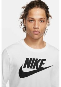 Resim Nike Sportswear Men's Long-sleeve T-shirt Erkek Sweatshirt Beyaz Beyaz 