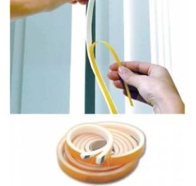 Resim Nistabolje 15 Adet Yapışkanlı Pencere Bandı Isı Yalıtım Süngeri (5 Metre x 15) 