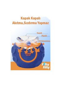 Resim Cocosmile Özel Kutulu 630 Ml Pipetli Uzay Temalı Tritan Su Matarası -boyun Askılı- 3 Farklı Model Ffcs0006 001 