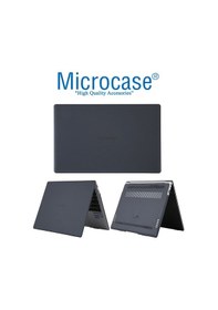 Resim Microcase Magicbook 15 Shell Rubber Kapak Kılıf - Siyah 
