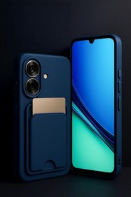 Resim Lacerta Note 60 Kelvin Kartvizitli Silikon - Lila-(5796) 