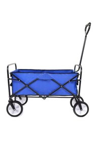 Resim Bahçem Katlanabilir 4 Tekerlekli Bahçe Arabası Deluxe Mavi Fwb-009a-mavi 