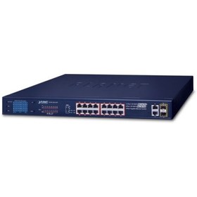 Resim PL-FGSW-2022VHP Yönetilemeyen Switch (Unmanaged Switch) 12-Port 10/100Tx 802.3Af/At Poe+ Injector 