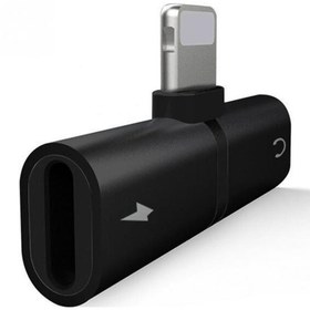 Resim Genel Markalar Iphone 7 8 X Kulaklık Dönüştürücü Şarj Çoklayıcı Adaptör- Siyah 