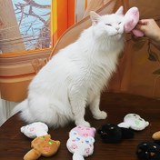 Resim 1 adet Sevimli Karın Zamanı Peluş Oyuncak Köpekler ve Kediler İçin - Sıkıcı Karikatür Tasarımı ile Sıkıcı, Dayanıklı Çiğneme ve Etkileşimli Oyun, Tüm Irklar İçin Mükemmel, Yavru Eğitim | Karikatür Peluş Oyuncak | Dayanıklı Çiğneme Oyuncak 