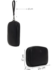Resim Derimod Erkek Siyah Mini El Çantası 26SBD3305PU 