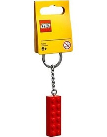 Resim LEGO Classic 853960 2X6 Kırmızı Anahtarlık 