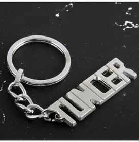 Resim Ilkeshop Tuncer İsimli Anahtarlık- Çok Renkli 