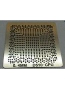 Resim Efiks Kalıp Stencil D510-CPU 0.4 mm Işlemci Kalıbı 