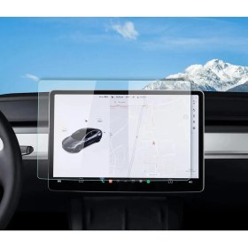 Resim essida Tesla Model Y Uyumlu 15 Inç Multimedya Navigasyon Nano Ekran Koruyucu 
