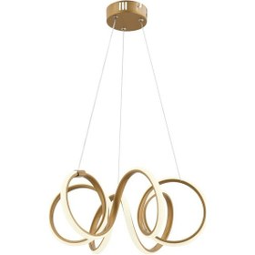 Resim İstanbul Avize Delux Eskitme Ledli Modern Led Avize Eskitme 