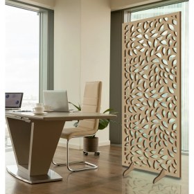 Resim Liar Ahşap Seperatör (Paravan) - KSP-47 - (10 mm) - (69 cm x 139 cm) - (Ham) 