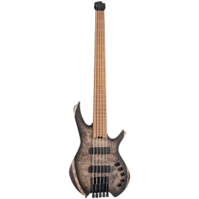 Resim Cort SPACE5SDB Bas Gitar | 5 Telli Headless (Başsız) - Star Dust Black 
