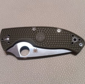 Resim Spyderco Tenacious Düz Bıçaklı Yeşil Katlanır Bıçak 