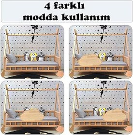 Resim Markaawm Montessori Yatak Doğal Çam Karyola Bulut Nirvana 80X180 