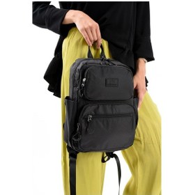 Resim Ultra Hafif Şik Ve Su Geçirmez Orta Boy Sırt Çantası Siyah Model: 571-13-9d Siyah 