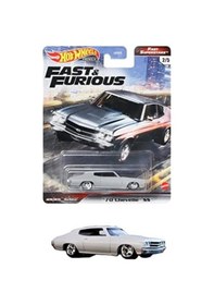 Resim Hot Wheels Fast & Furious Premium Arabalar '70 Chavelle Gbw75 Grl81 Çok Renkli 