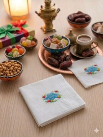 Resim SUNDOKU HOME 10 LU Klasik Cep Mendili Seti 28 x 28cm - %100 Pamuk Erkek Bayram Hediyelik Mendil Bayram Temalı 