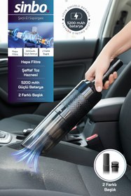 Resim Sinbo SVC-8631 Şarjlı El Süpürgesi - Siyah 