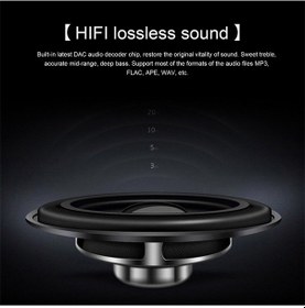 Resim Monyee Ruızu D29 Taşınabilir Bluetooth Mp3 Çalar, 1.8" Ips Ekran, Fm Radyo, Ses Kaydı, 8gb Dahili Hafıza, Siyah 
