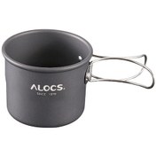 Resim Youmex Kampanyalı Katlanır Saplı Alüminyum Kamp Kahve Fincanı - 150ml Gri 