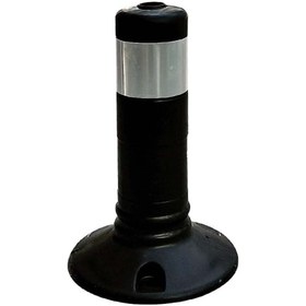 Resim İleri Trafik Delinatör 30 x 8 cm TPE Siyah, Esnek Duba 