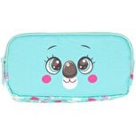Resim Kaukko Kids 3 Bölmeli Cute Face Koala Kalem Çantası 