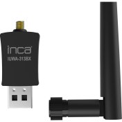 Resim Inca IUWA-313BX 300MBPS USB 1x Anten Kablosuz Adaptör 