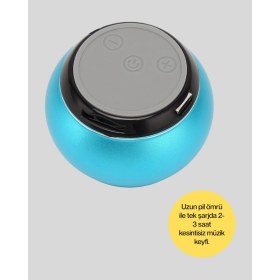 Resim Kablosuz Bluetooth 5.0 Hoparlör | Kompakt ve Güçlü Ses 