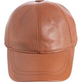Resim Unisex %100 Deri Arkadan Ayarlanabilir Baseball Kep Şapka Bakır 