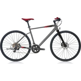 Resim Carraro Sportive 350 520H 28" 22-V Hd Mat Antrasit-Siyah-Kırmızı Trekking Bisikleti 