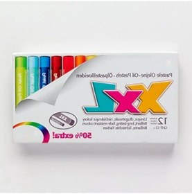 Resim 12 Renk Yağlı Jumbo Pastel Seti 103 Ivory 