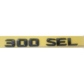 Resim Mercedes Uyumlu Yazı 300 Sel Siyah 