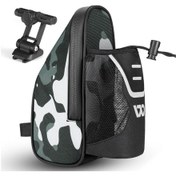 Resim Mufunye 1.5l Büyük Kapasiteli Bisiklet Sele Çantası Taşınabilir Su Geçirmez Dağ Yol Bisikleti Kuyruk Sepeti Bisiklet Sürüş Arka Sele Çantası Su Şişesi Tutucu Bisiklet Aksesuarları Kamuflaj 