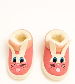 Resim Shoebuo Bebek Çocuk Figürlü Panduf Kaymaz Tabanlı Sevimli Ev Botu Ev Ayakkabısı 