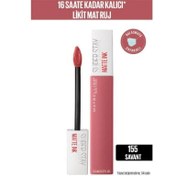Resim Maybelline Super Stay Vinyl Ink Likit Parlak Ruj 155 Rogue 