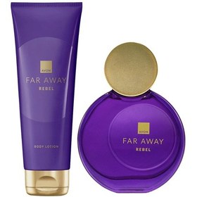 Resim Avon Far Away Rebel Kadın Parfüm EDP 50 ML + Vücut Losyonu Paketi 