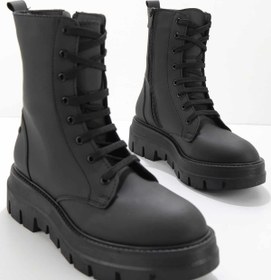 Resim Bambi Mat Siyah Kadın Bot & Bootie K02538014409 