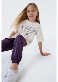 Resim U.s. Polo Assn. Kız Çocuk Beyaz Pijama Takım Beyaz 