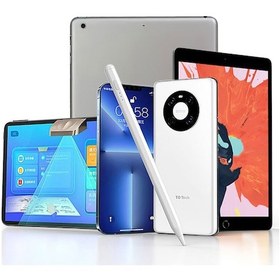 Resim Subutu Pencil 10 Magnetik Şarj Ve Eğim Özellikli Dokunmatik Çizim Kalemi-beyaz 