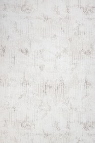 Resim Beyaz Soyut Modern Geometrik Etnik Eskitme Desenli Boho Makinada Yıkanabilir Hafif Hav Toz Vermez Leke Tutmaz Kaymaz Taban Dijital Makine Baskı Halı Oturma Odası Salon Yolluk Koridor Mutfak Halısı 